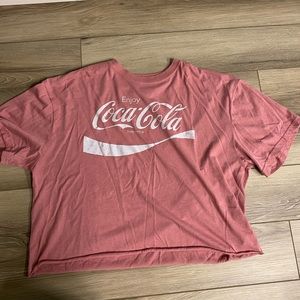 Coca-Cola pink crop tee